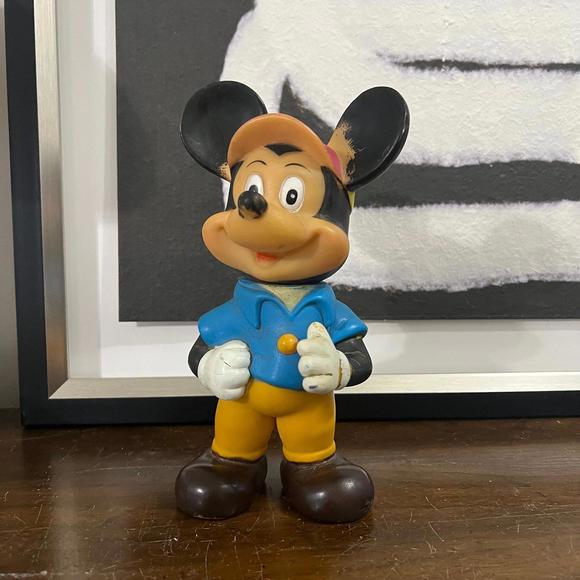 Disney | Toys | Vintage Walt Disney Production Mickey Mouse Vinyl ...